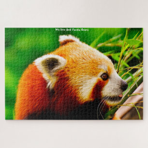 Rote Pandas. Puzzle