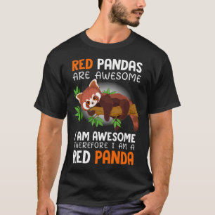 Rote Pandas sind großartig, ich bin großartig, als T-Shirt