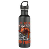 Rote Pandas sind Phantastisch, deshalb bin ich ein Edelstahlflasche (Vorderseite)