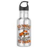 Rote Pandas sind Phantastische Niedliche Panda für Edelstahlflasche (Vorderseite)