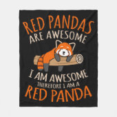 Rote Pandas sind Phantastische Niedliche Panda für Fleecedecke (Vorderseite)