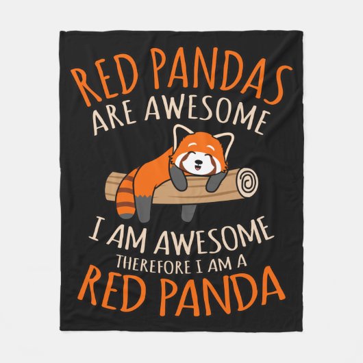 Rote Pandas sind Phantastische Niedliche Panda für Fleecedecke (Vorderseite)