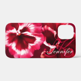 Rote Panik Blumenmuster-Handy-Fall Case-Mate iPhone Hülle