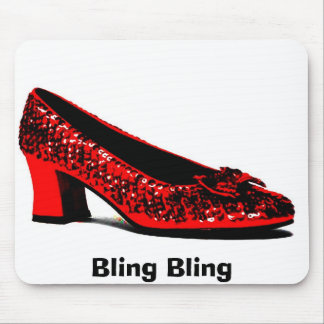 rote Pantoffel, Bling Bling Mousepad