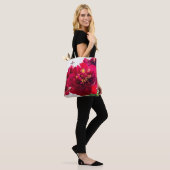 Rote Päonie Tasche (Am Model)