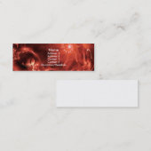 rote paperships mini visitenkarte (Vorne/Hinten)