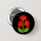 Rote Pappchen zum Armistice Day Button (Vorne & Hinten)