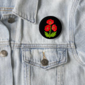 Rote Pappchen zum Armistice Day Button (Beispiel)