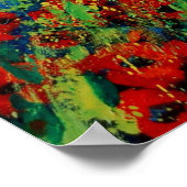 Rote Pappkuchen 78 Poster (Ecke)