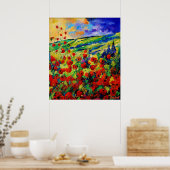 Rote Pappkuchen 78 Poster (Küche)