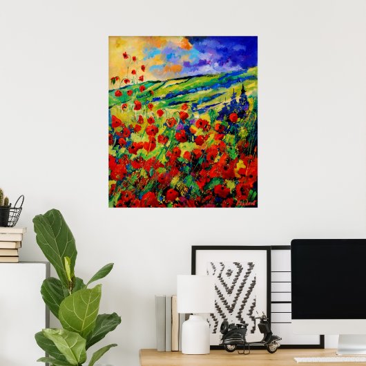 Rote Pappkuchen 78 Poster (Heimbüro)