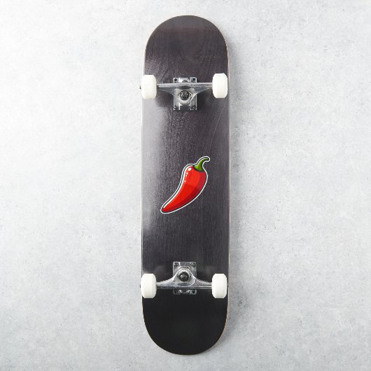 Rote Paprika-Aufkleber Aufkleber (Skateboard)