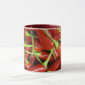 Rote Paprika-Paprikaschoten-Geschenk-Strecke Tasse (Zentrum)
