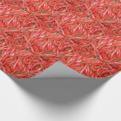 Rote Paprikas Geschenkpapier (Ecke)