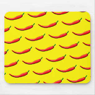 Rote Paprikas Mousepad