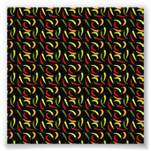 Rote Paprikaschoten Cinco de Mayo Mexican Hot Spic Fotodruck