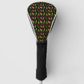 Rote Paprikaschoten Cinco de Mayo Mexiko Warme Küc Golf Headcover (Vorderseite)