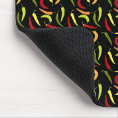 Rote Paprikaschoten Cinco de Mayo Mexiko Warme Küc Mousepad (Ecke)