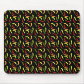 Rote Paprikaschoten Cinco de Mayo Mexiko Warme Küc Mousepad (Vorne)