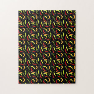 Rote Paprikaschoten Cinco de Mayo Mexiko Warme Küc Puzzle