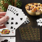 Rote Paprikaschoten Cinco de Mayo Mexiko Warme Küc Spielkarten (In Situ)