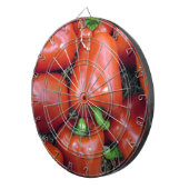Rote Paprikaschoten Dartscheibe (Vorderseite rechts)