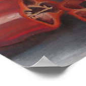 Rote Paprikaschoten Poster (Ecke)