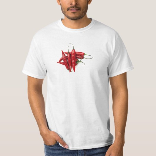 Rote Paprikaschoten T-Shirt (Vorderseite)