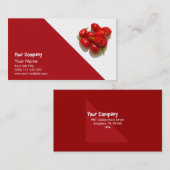 Rote Paprikaschoten Visitenkarte (Vorne/Hinten)