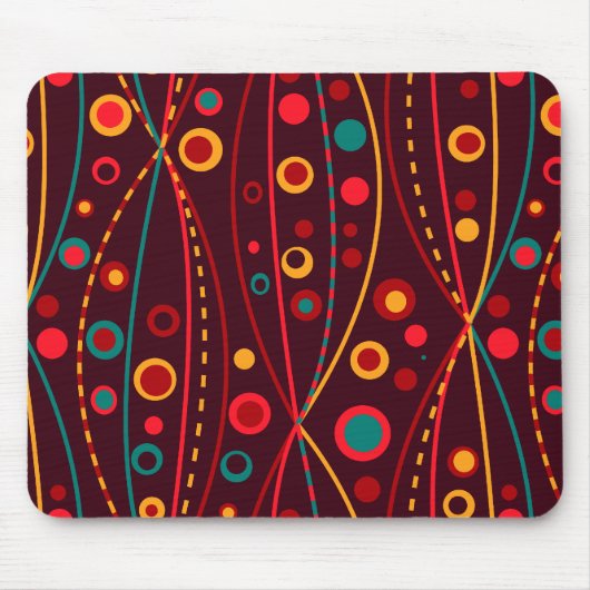 Rote Partikel-Mauspad Mousepad (Vorne)
