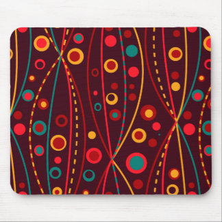 Rote Partikel Mousepad