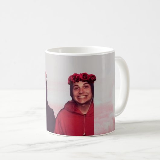 Rote PastellFrerard Tasse (VorderseiteRechts)