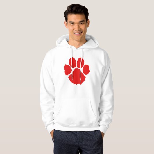 Rote Paw Hoodie (Vorne ganz)