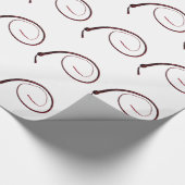 ROTE PEITSCHE GESCHENKPAPIER (Ecke)