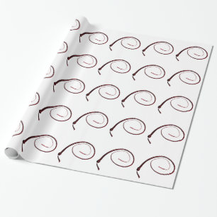 ROTE PEITSCHE GESCHENKPAPIER