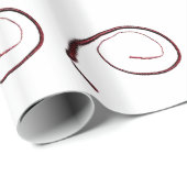 ROTE PEITSCHE GESCHENKPAPIER (Rolleneckpunkt)