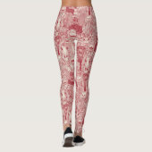 Rote Perle-Leggings Leggings (Rückseite)
