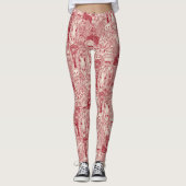 Rote Perle-Leggings Leggings (Vorderseite)