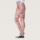 Rote Perle-Leggings Leggings (Links)