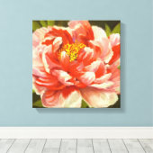 Rote Perle Leinwanddruck (Insitu (Holzboden))