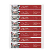 Rote personalisierte glückliche (Bogen)