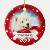 Rote personalisierte keramikornament (Hinten)