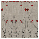 Rote Peteten Stoff (Nahaufnahme)