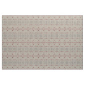 Rote Peteten Stoff (Yard (91,4 cm))