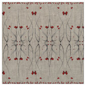 Rote Peteten Stoff (Muster)