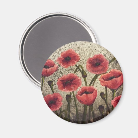 Rote Pfeffer Magnet (Vorderseite/Rückseite)