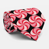 Rote Pfefferminz-Wirbels-Krawatte Krawatte (Gerollt)