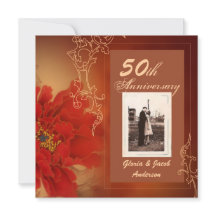 Rote Pfingstrose Chinesischer 50. Hochzeitstag