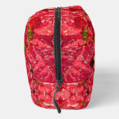 Rote Pflanze Poinsettia Blume Waschbeutel (Rechts)