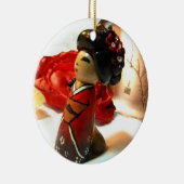 Rote Pflaume I Keramik Ornament (Rechts)